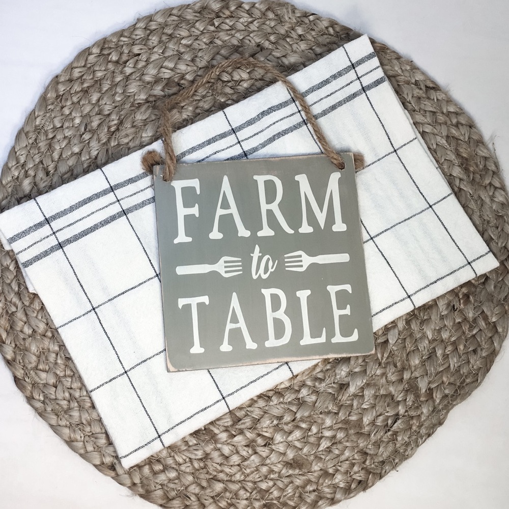 ๐2/$18!๐ Farm To Table- Handcrafted Sign - Picture 2 of 5
